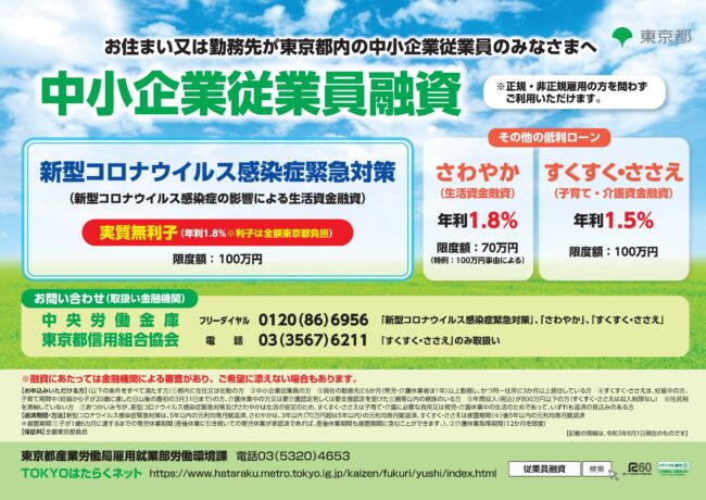 中小企業従業員融資ってご存じですか?