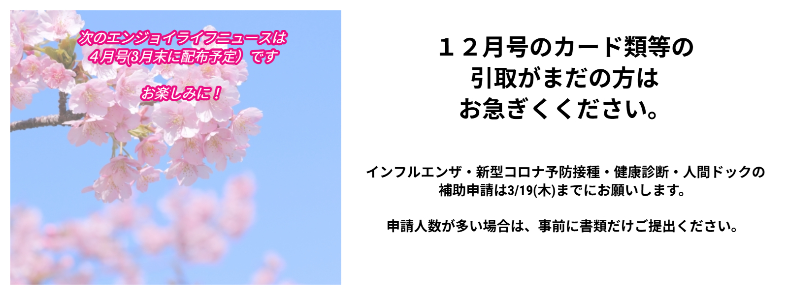 エンジョイ・ライフ最新号